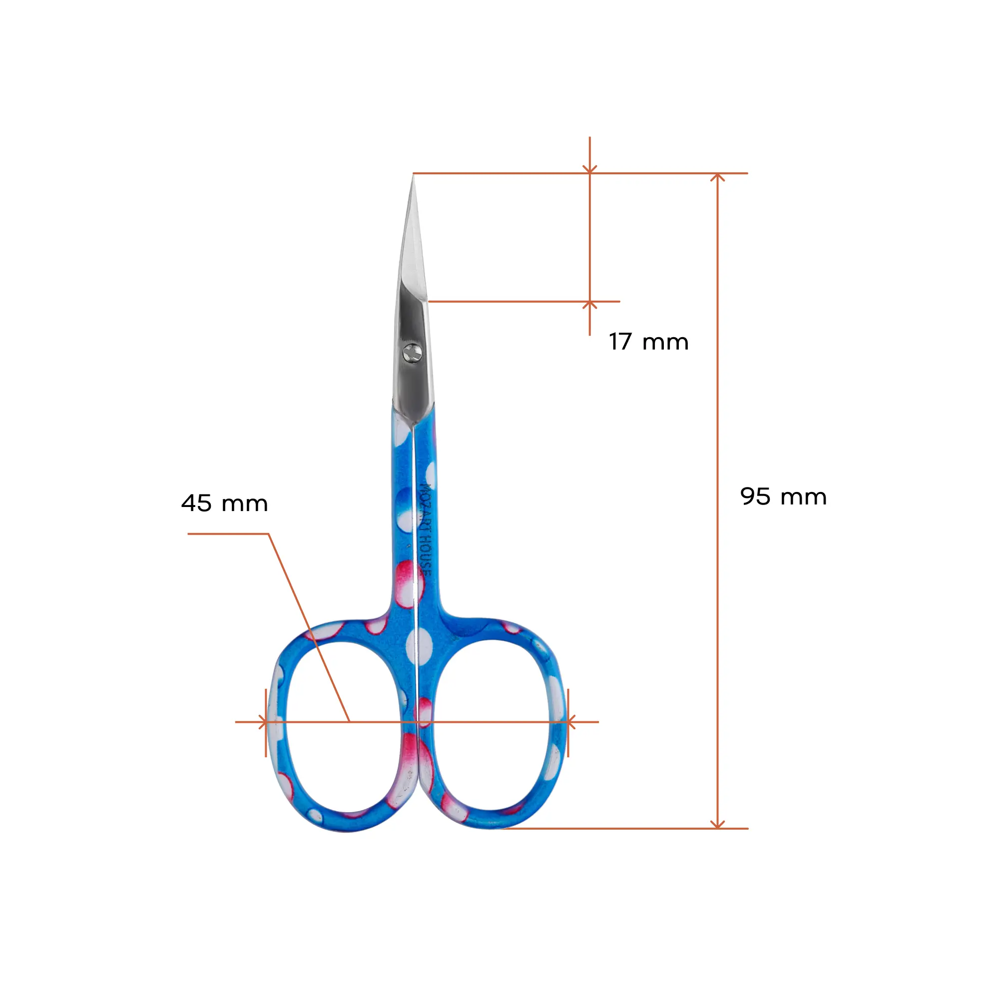 Cuticle scissors, 17 mm