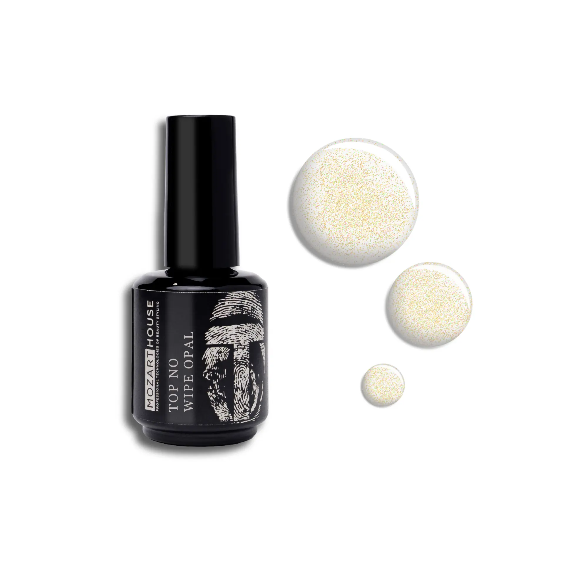 GEL POLISH Top no wipe opal, 15 ml