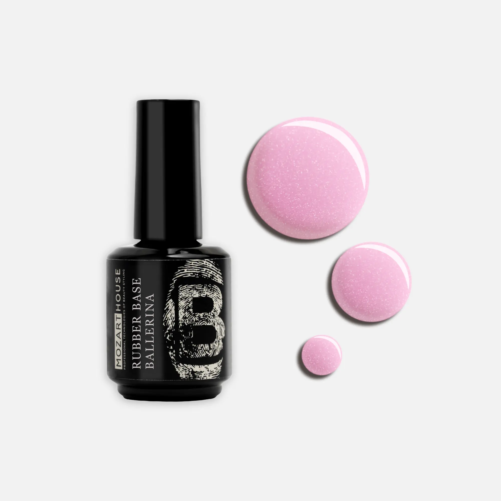 GEL POLISH RUBBER BASE BALLERINA, 15ml