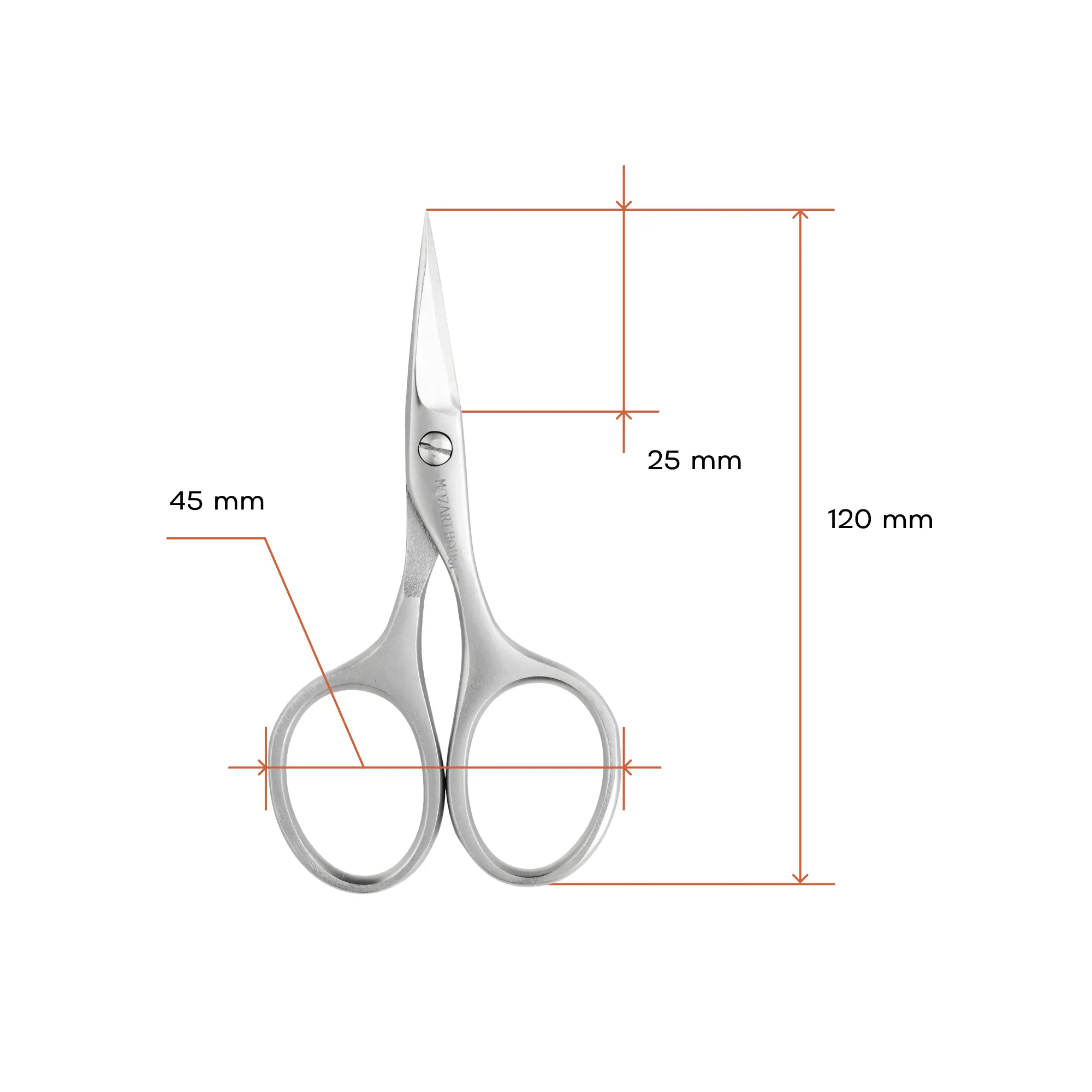 Nail scissors, 25 mm