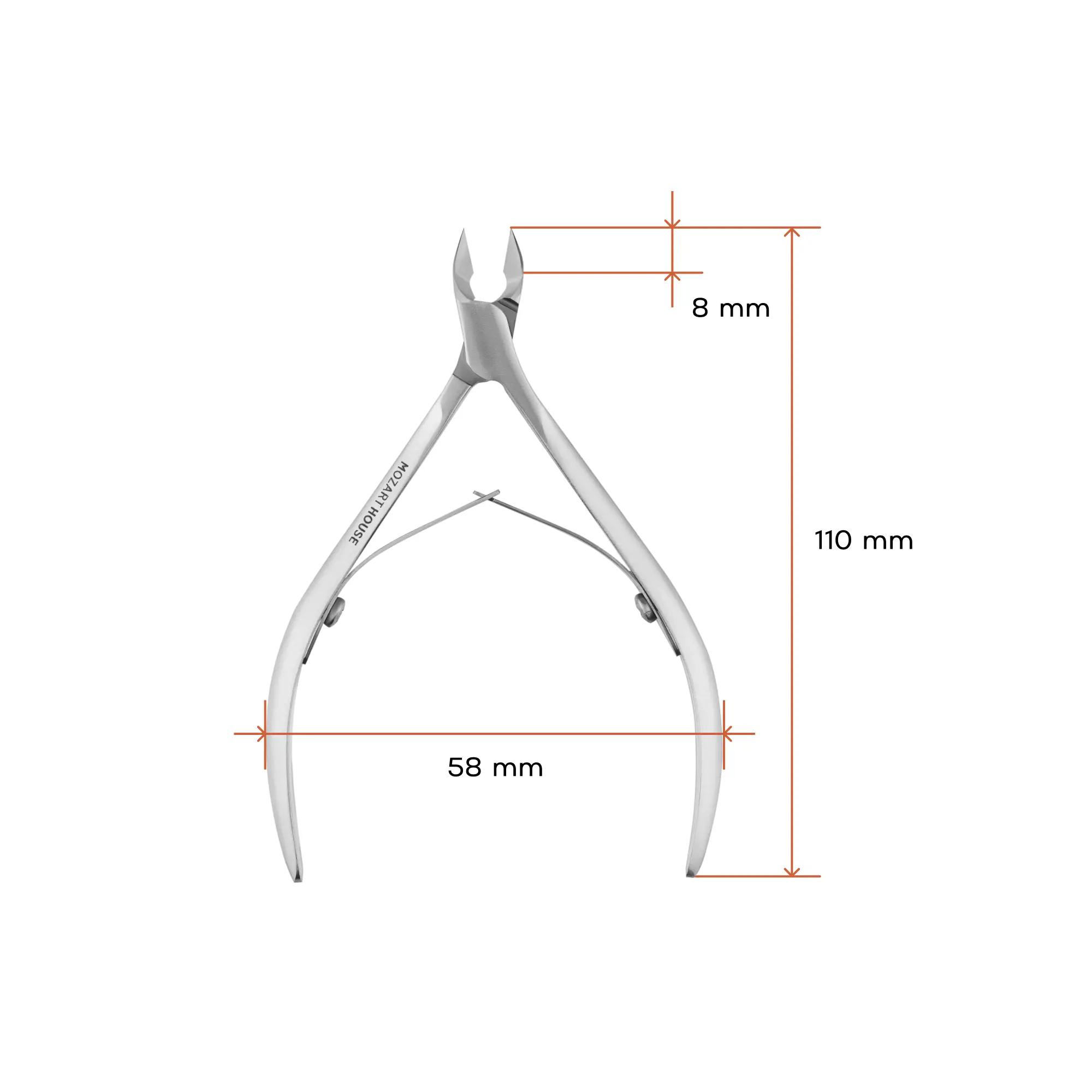 Cuticle cutters, 8 mm