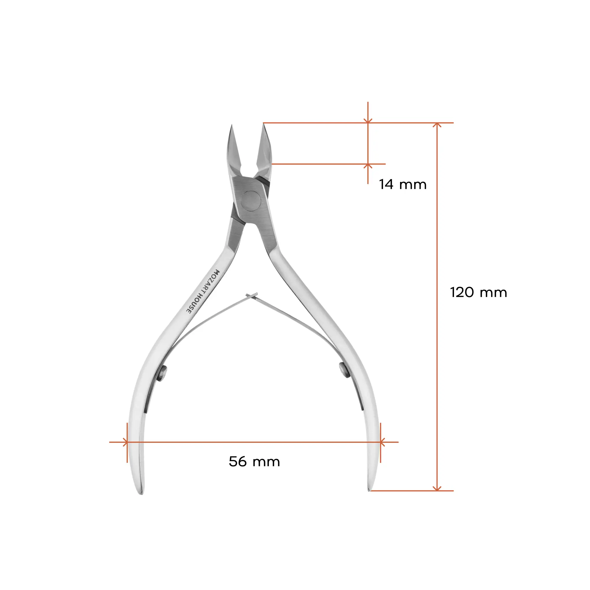 Cuticle cutters, 14 mm