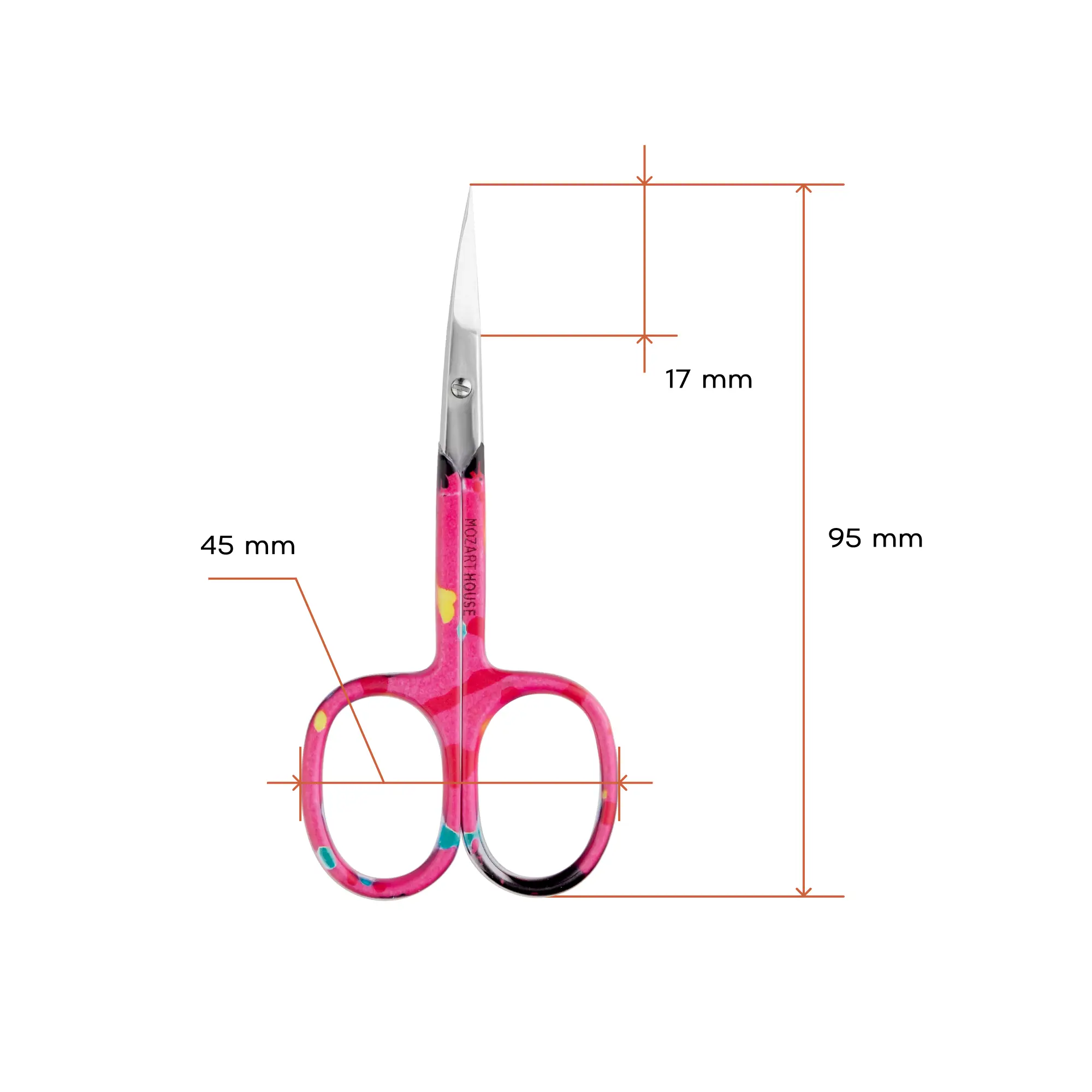 Cuticle scissors, 17 mm