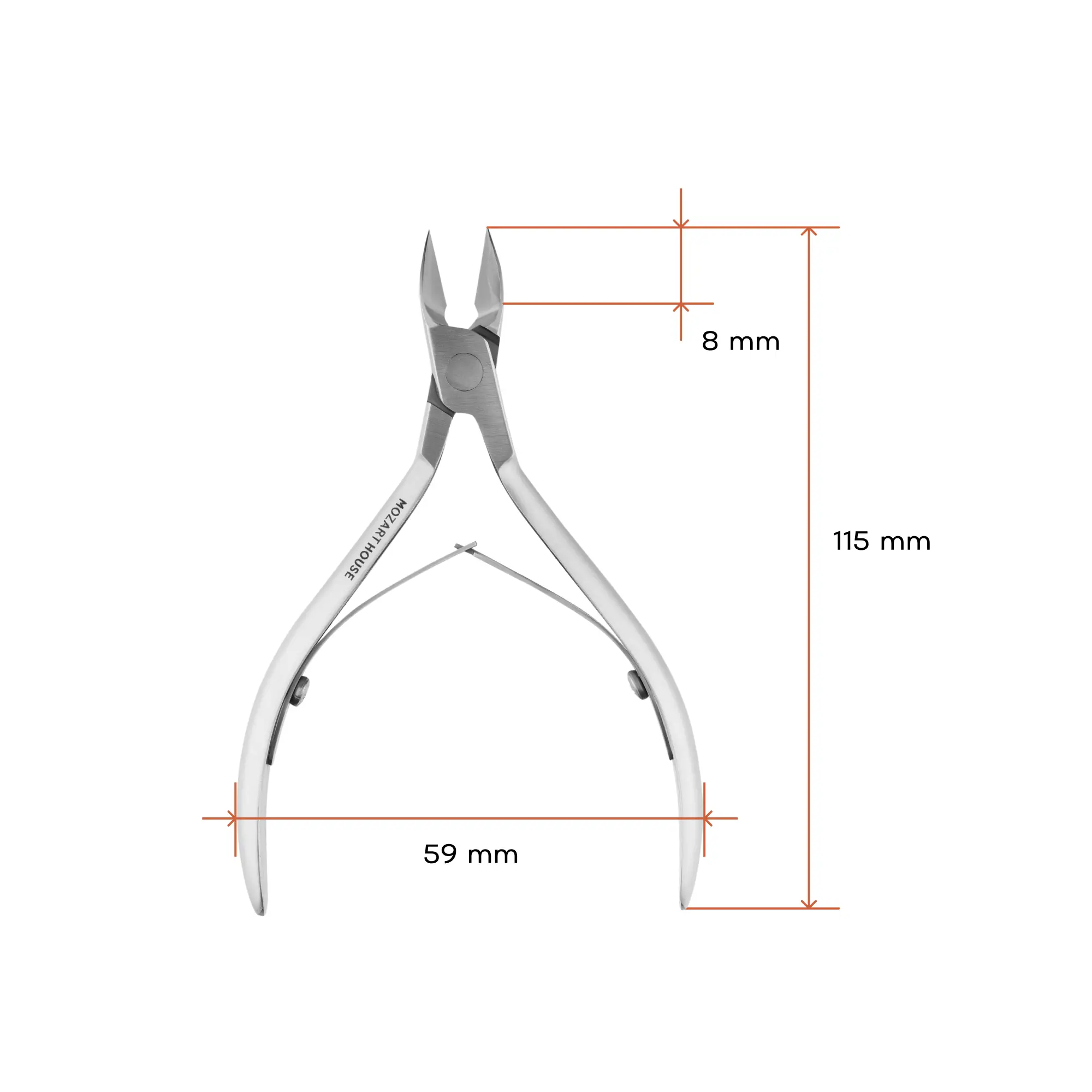 Cuticle cutters, 8 mm