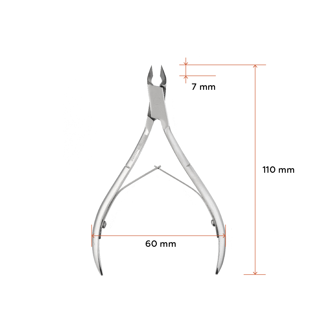 Cuticle cutters, 7 mm