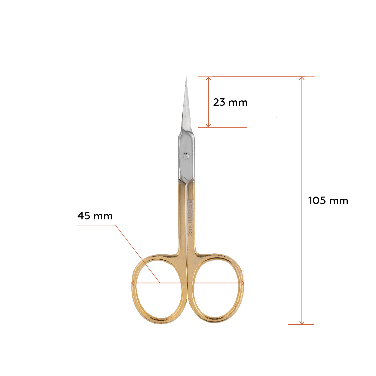 Cuticle scissors, 23 mm