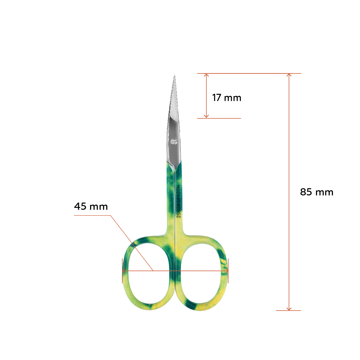 Cuticle scissors, 17 mm