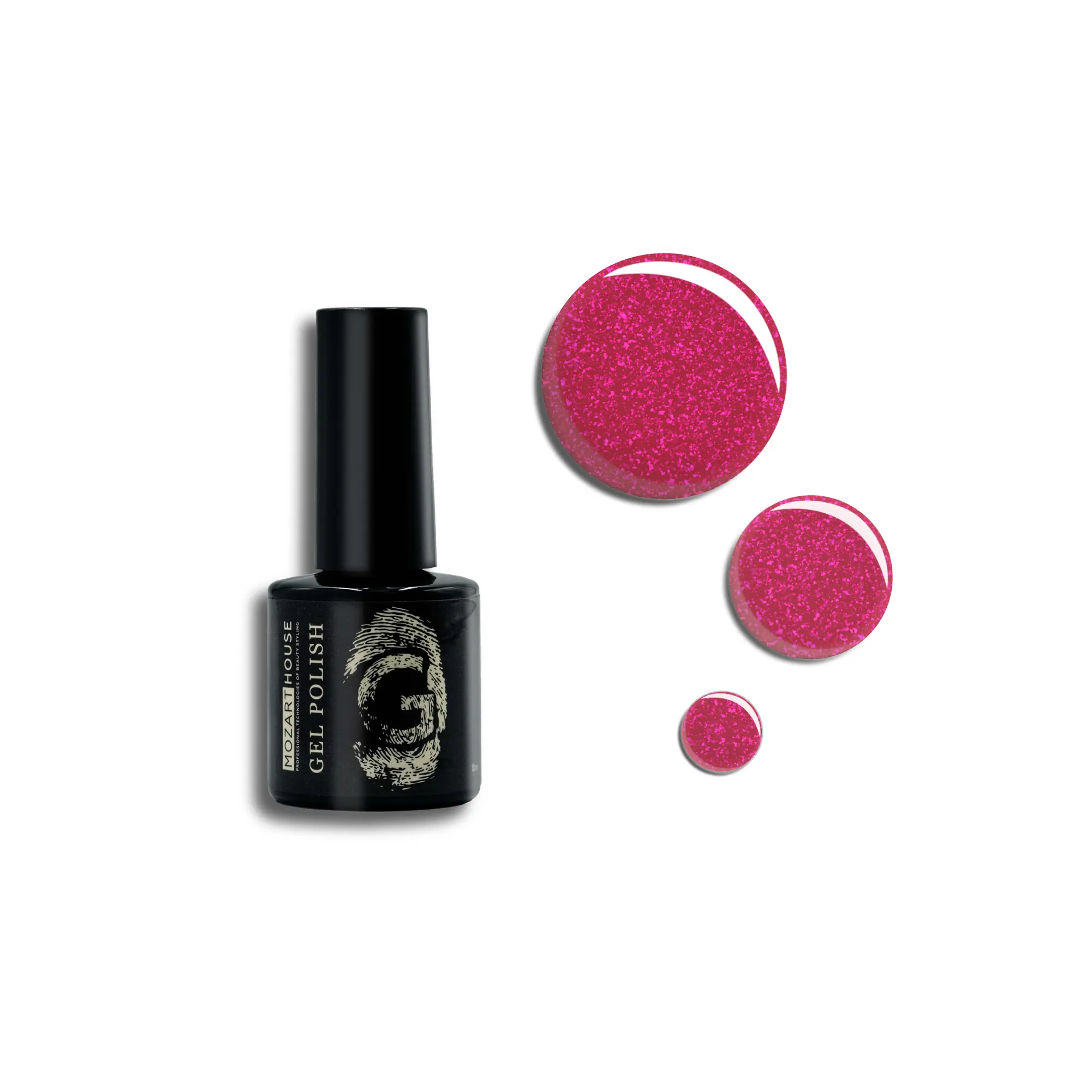 GEL POLISH Sparkling RUBY, 10ml