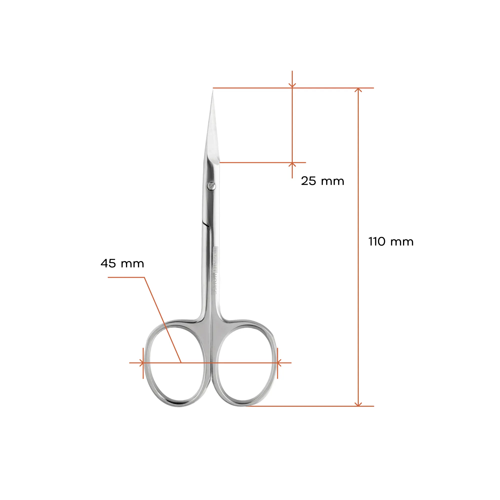 Cuticle scissors, 25 mm