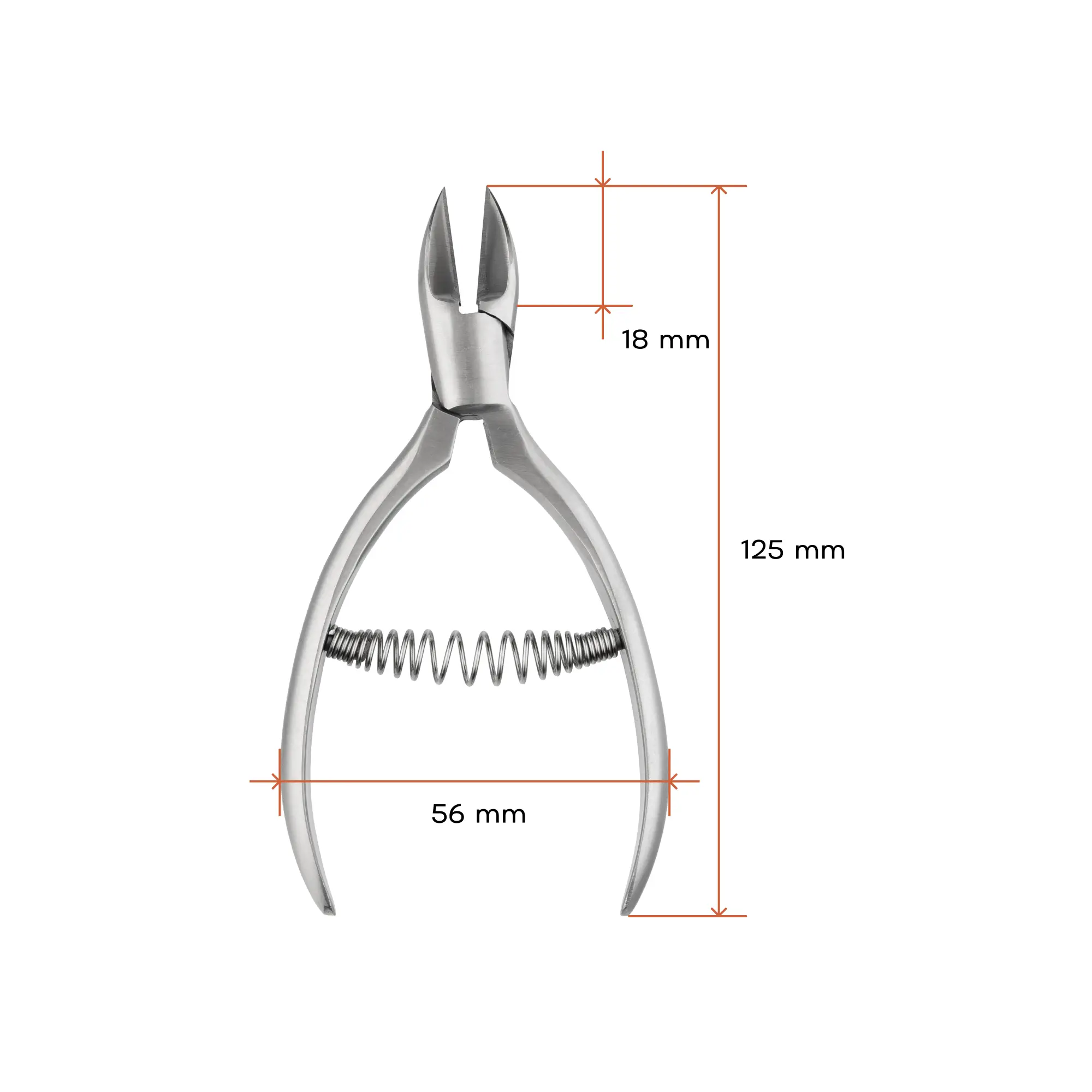 Ingrown nail cutters, 18 mm