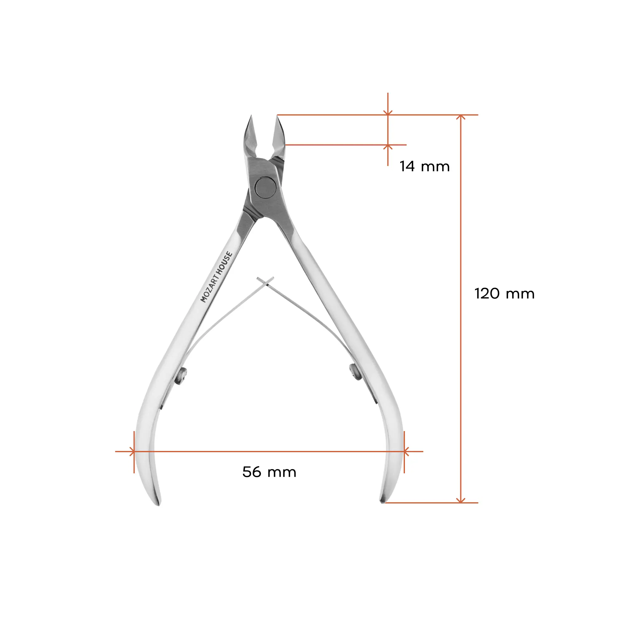 Cuticle cutters, 14 mm