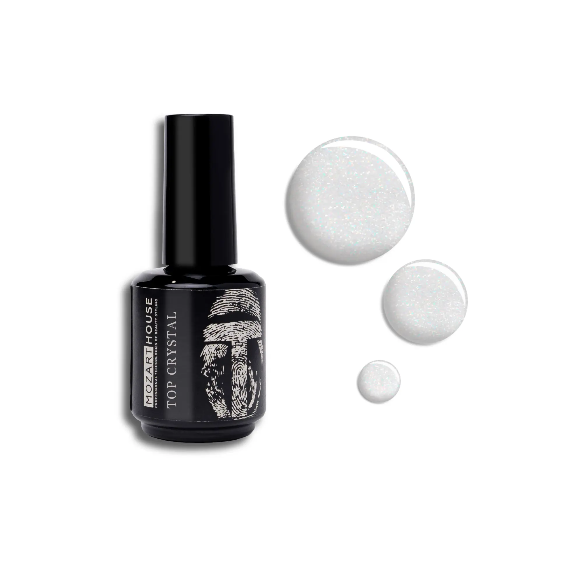 GEL POLISH TOP CRYSTAL, 15 ml