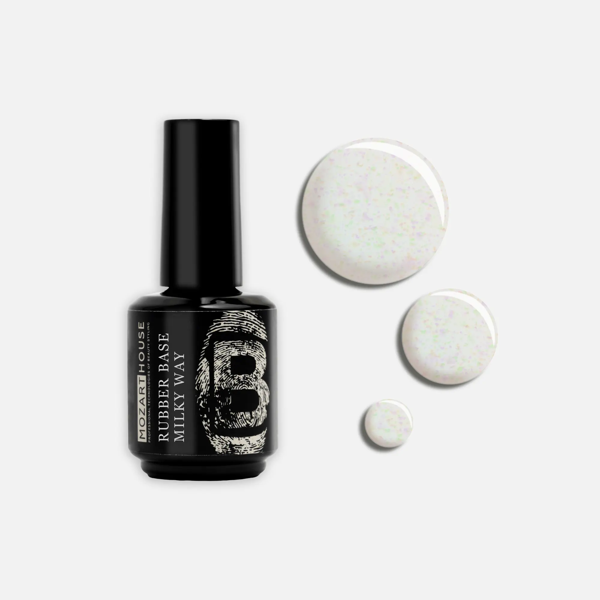 GEL POLISH RUBBER BASE MILKY WAY, 15/30 ml