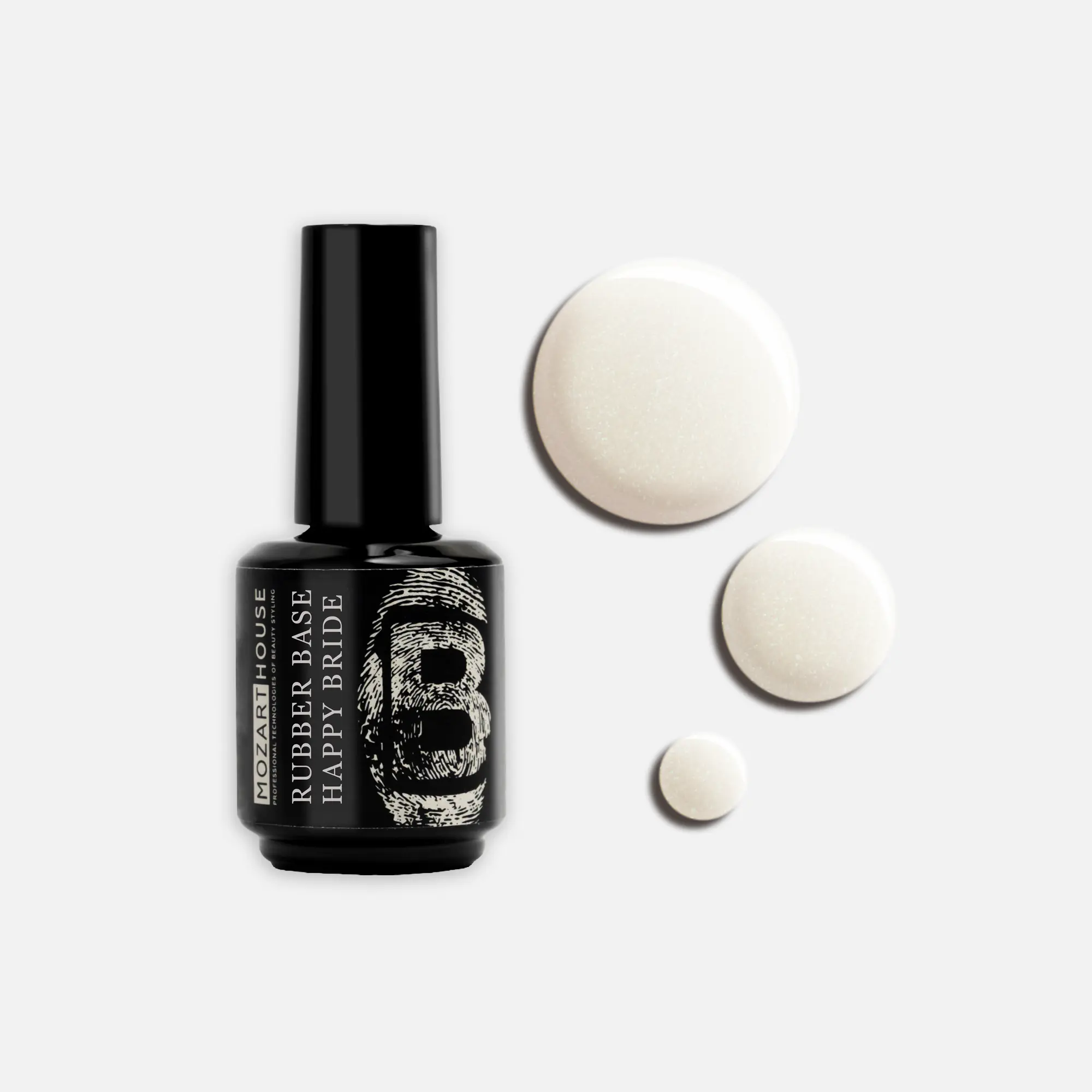 GEL POLISH RUBBER BASE HAPPY BRIDE, 15ml