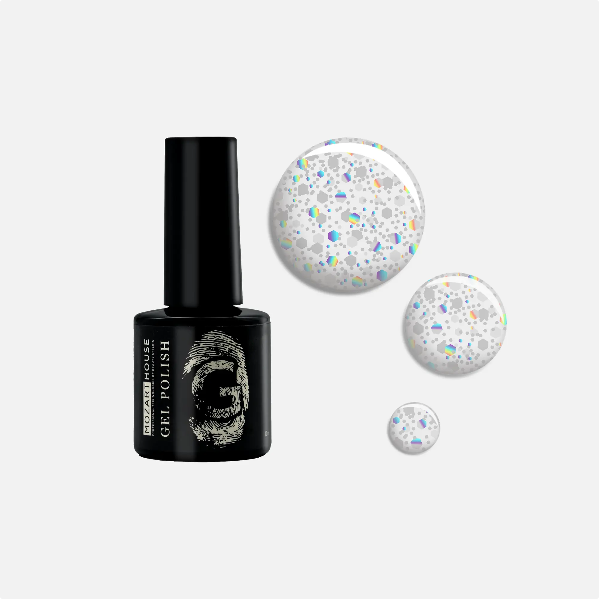 GEL POLISH Crystal 01, 10 ml
