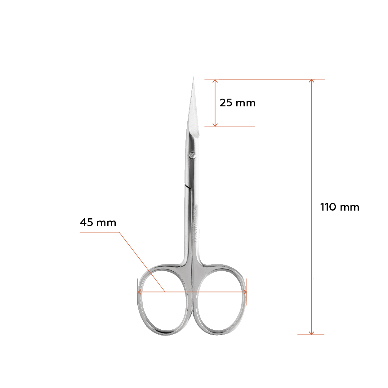 Cuticle scissors, 25 mm