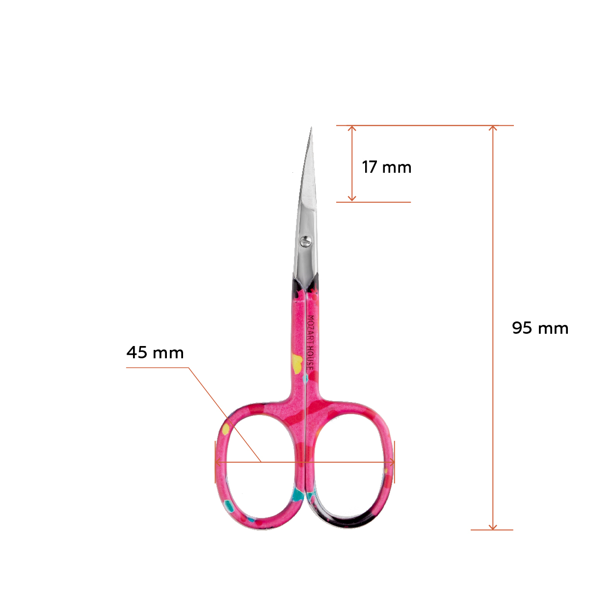 Cuticle scissors, 17 mm