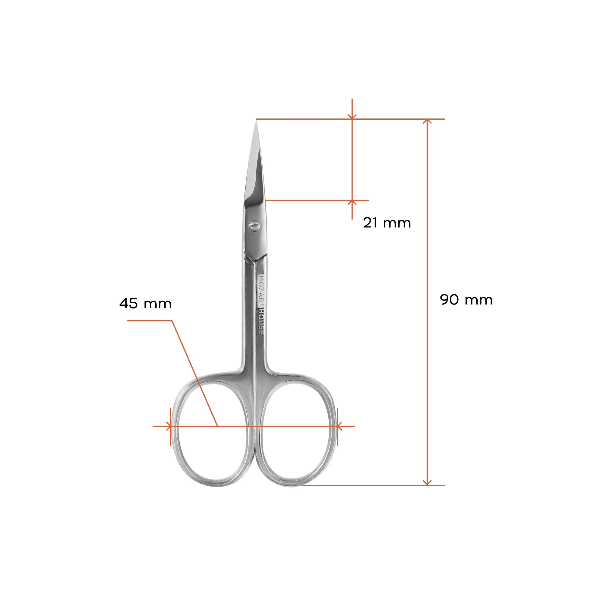 Cuticle scissors, 21mm