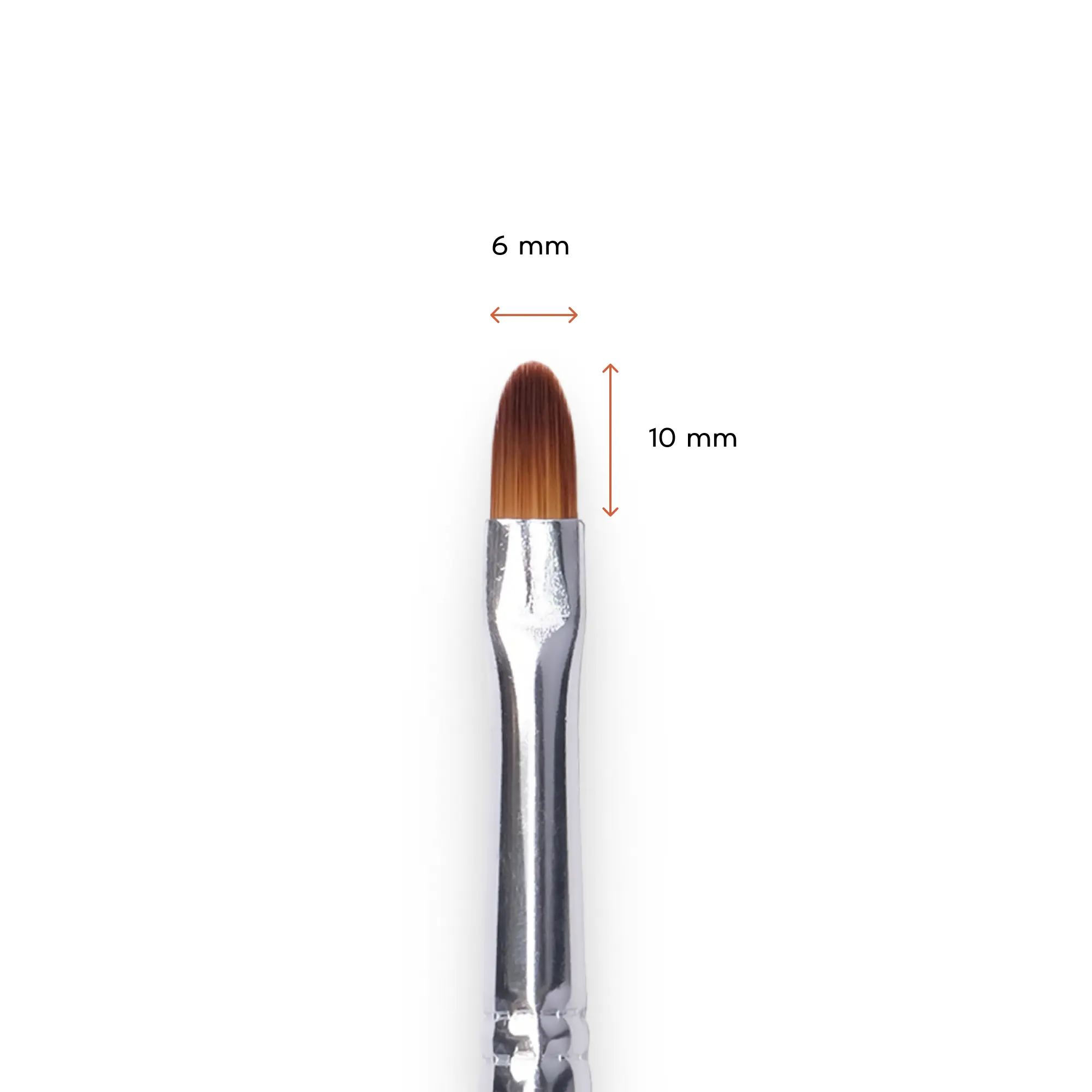 Brushes for Omber-design Mixed nylon, square №4