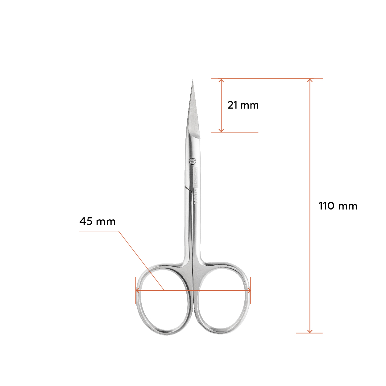 Cuticle scissors, 21 mm