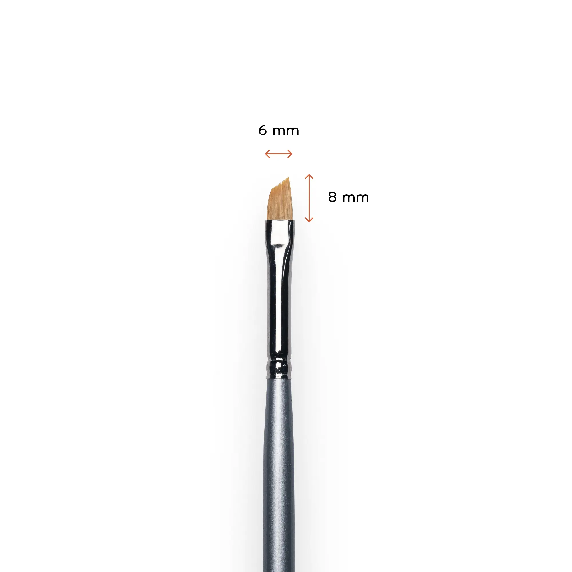 Beveled brush for nail design №4