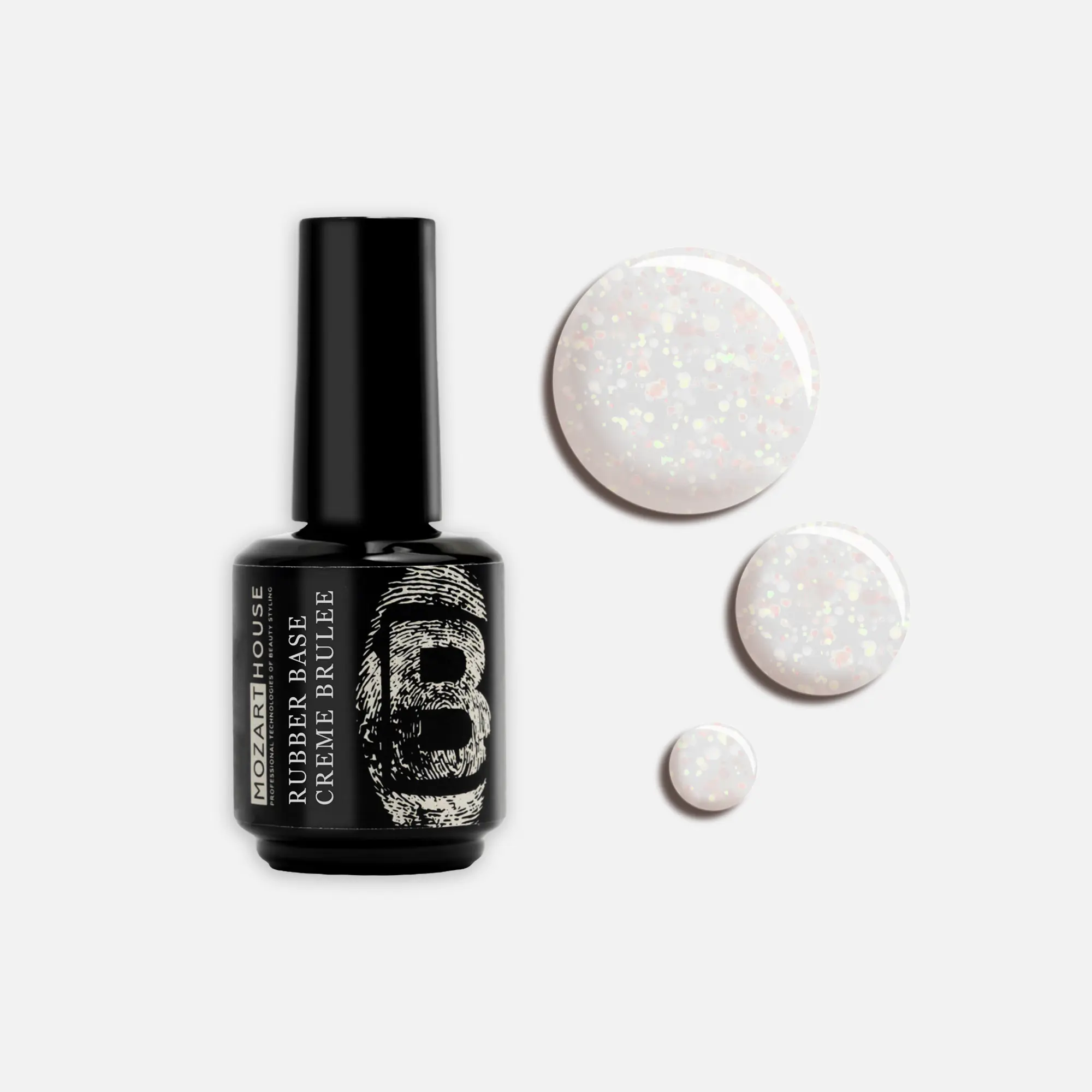 GEL POLISH RUBBER BASE CREME BRULEE, 15/30 ml