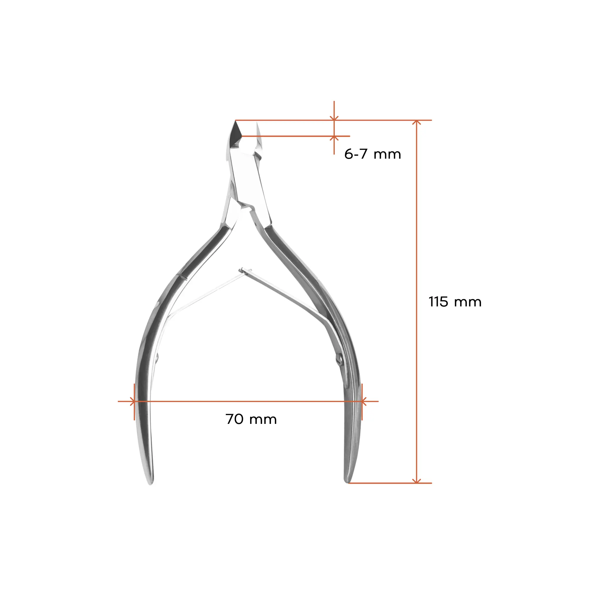 Cuticle cutters, 7 mm Cuticle cutters, 7 mm