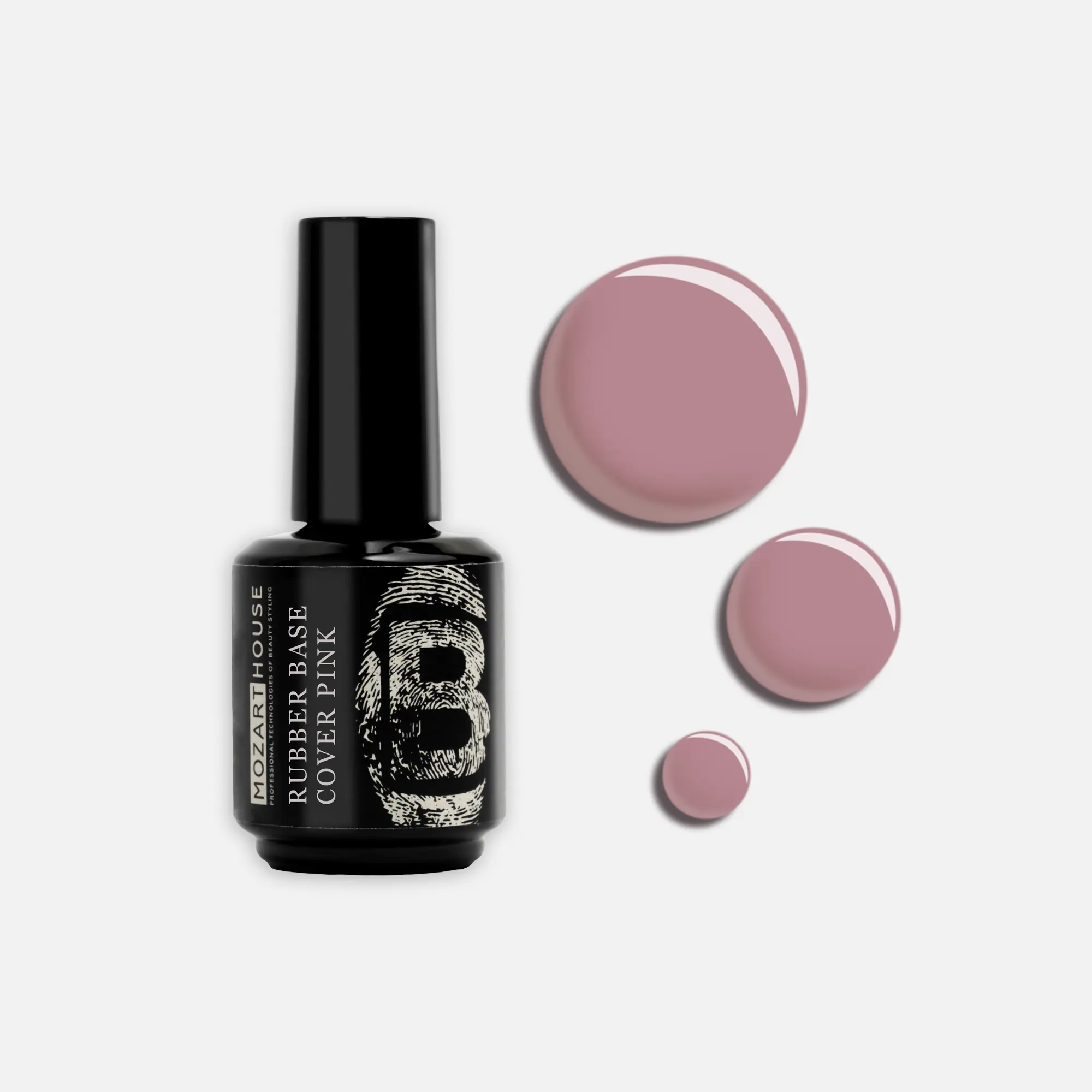 GEL POLISH RUBBER BASE COVER PINK, 15/30 ml