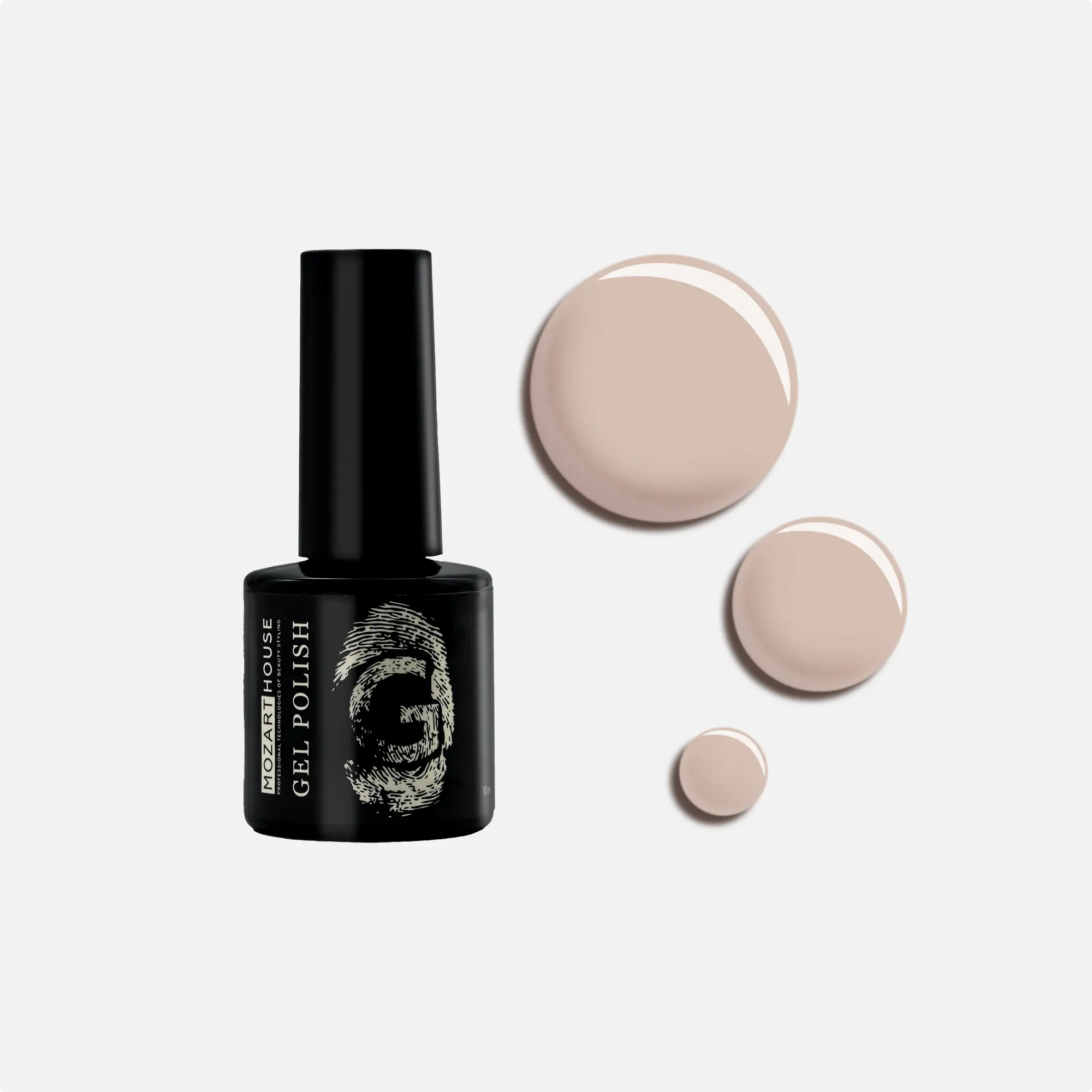 GEL POLISH Cream coffeе, 10 ml