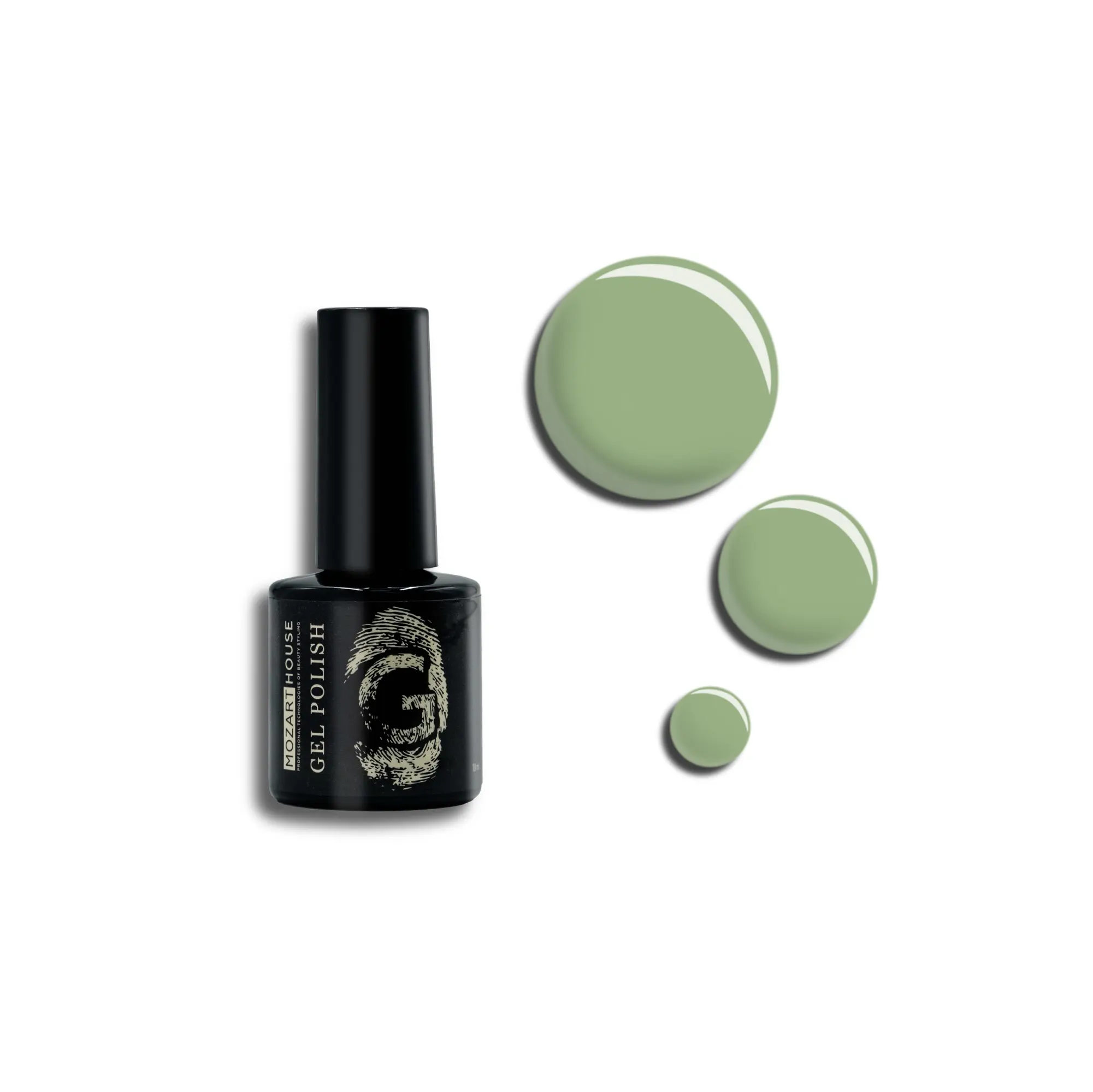 GEL POLISH Green olive, 10 ml