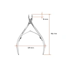 Cuticle cutters, 8 mm