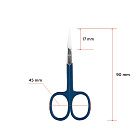 Cuticle scissors, 17 mm