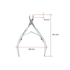 Cuticle cutters, 8 mm