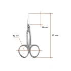 Cuticle scissors, 18 mm