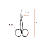 Nail scissors, 20 mm