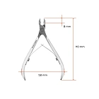 Cuticle cutters, 8 mm