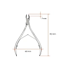 Cuticle cutters, 7 mm