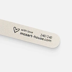 Straight white file 240/240