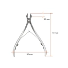 Cuticle cutters, 10 mm