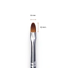 Brushes for Omber-design Mixed nylon, square №4