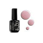 GEL POLISH RUBBER BASE SILVER PINK, 15 ml