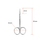 Cuticle scissors, 21 mm