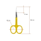 Cuticle scissors, 17 mm