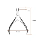 Cuticle cutters, 6 mm